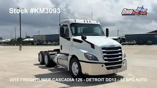 Thumbnail: 2019 FREIGHTLINER CASCADIA 126 - KM3093 - WARRANTY AVAILABLE