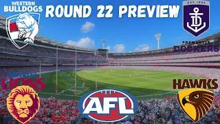 Thumbnail: My AFL Round 22 Preview and Predictions!