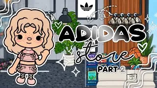 Thumbnail: My own *ADIDAS* Store✨🖤👟 Part 2 [aesthetic store design] Toca Life World🌍