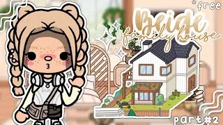 Thumbnail: Aesthetic Free Beige Family House [aesthetic house design] Toca Life World🌍