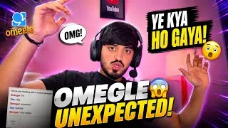 Thumbnail: Trying OMEGLE for the very first time,same like @CarryMinati but made by @Ohshitkartik 