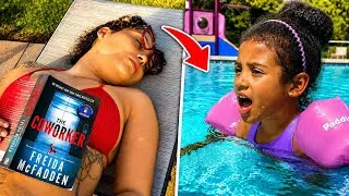 Thumbnail: Mom Falls Asleep And Leaves Her Daughter In The Pool, What Happens Is Shocking!