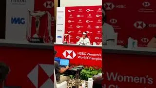 Thumbnail: Interview with Hannah Green…the Champions of the HSBC Women’s World Championship 2025 