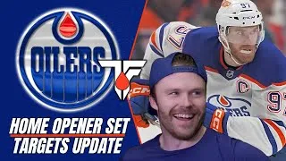 Thumbnail: Oilers News | Season Opener | Targets Update | Max Jones | Connor Clattenburg