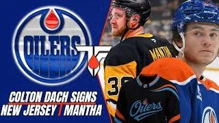 Thumbnail: Oilers News | Colton Dach Signs | Jersey Info | Anthony Mantha | Goalie Talk | Josh Brown