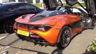 Thumbnail: Supercars Starting Up Ferrari F12 TDF, Lamborghini Aventador SV, Ford GT, 812, Miura, Porshe
