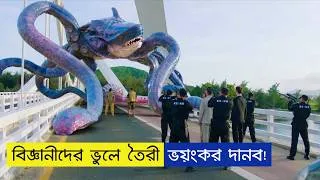Thumbnail: 🔥 বিজ্ঞানীরা ভুল করে এমন এক দানব বানালো, যাকে থামানো অসম্ভব | Sharktopus Movie Explained in Bangla.