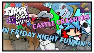 Thumbnail: CASTLE CRASHERS IN FRIDAY NIGHT FUNKIN!?! - Castle Crashers BOSS RUSH REVIVED FnF Mod