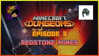 Thumbnail: OUR FIRST BOSS! REDSTONE MINES MADNESS - Minecraft Dungeons Part 3: Redstone Mines {Ft.vMoTiioNz ii}