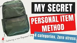 Thumbnail: How to Pack a Personal Item for Air Travel | The GEAR Method Travel Packing System