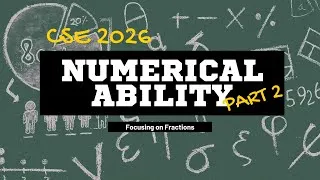 Thumbnail: How to Master FRACTIONS for Civil Service Exam 2026 | Numerical Ability