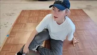 Thumbnail: trying to lose 25lbs in 100 days and dancing in my garage