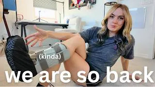 Thumbnail: GETTING BACK ON TRACK VLOG (but it didnt go how I expected 🥲)