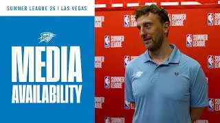 Thumbnail: Coach Connor Johnson after Final Game in Las Vegas | 2026 NBA Summer League | OKC Thunder