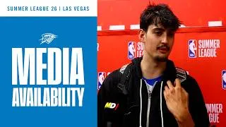 Thumbnail: Aday Mara After Game 2 in Las Vegas | 2026 NBA Summer League | OKC Thunder