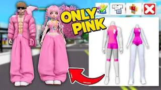Thumbnail: I ONLY WORE PINK ZEPETO OUTFITS in Brookhaven!