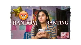 Thumbnail: Random Ranting: Aunty ke taane, Failure aur wahi 1-year ka loop  + mental peace sanity hacks😭🎶