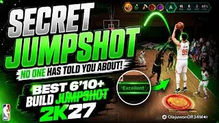 Thumbnail: THE SECRET JUMPSHOT FOR CENTERS NO ONE HAS TOLD YOU ABOUT! Best Jumpshot 6'10+ Builds NBA 2K27