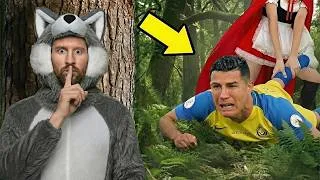 Thumbnail: Ronaldo Rescued by Messi and Mbappe from Female Jason Voorhees in the Forest - Olala Football