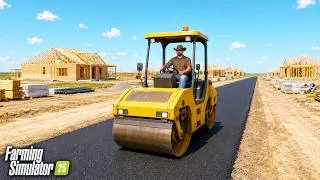 Thumbnail: I built a FARM in 1080 days on a Flat Map.. Here's What Happened! Farming Simulator 25