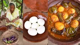 Thumbnail: Delicious Egg & Eggplant Curry | Easy Bengali Home Cooking 