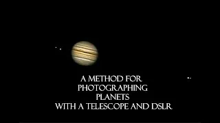 Thumbnail: Photographing Planets With A Telescope and DSLR