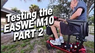 Thumbnail: EASWE mobility scooter, how does it handle navigating a park?  PART 2