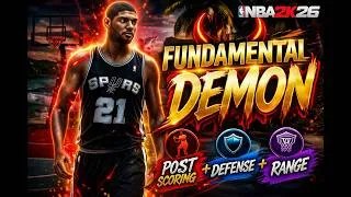 Thumbnail: THIS 6'11' FUNDAMENTAL DEMON IS UNSTOPPABLE in NBA 2K26 | TIM DUNCAN BUILD