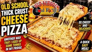 Thumbnail: A Quick & Easy Dinner While I’m Cleaning Out My Fridge/OLD SCHOOL DEEP PAN CHEESE PIZZA 