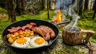 Thumbnail: Rainforest Campfire Breakfast in Alaska | Pure Outdoor ASMR