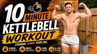 Thumbnail: 10 MIN: At HOME SINGLE Kettlebell Workout (Lean & Burn Fat) 