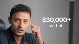 Thumbnail: I built a product with AI that prints money