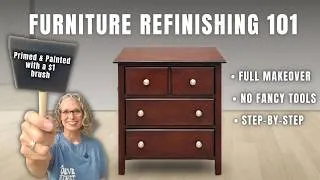 Thumbnail: I Refinished This Dresser With a $1 Brush and No Power Tools