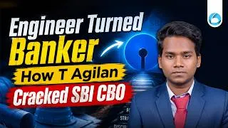 Thumbnail: Engineer Turned Banker | How T Agilan Cracked SBI CBO 2026 | SBI CBO Success Story | Oliveboard