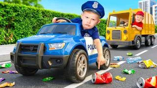 Thumbnail: Sidewalk Cops Chase the Littering Boy!