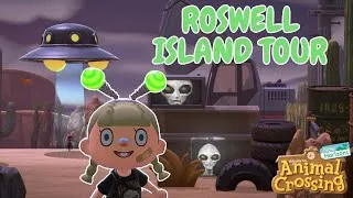 Thumbnail: Roswell Themed Abandoned Desert City With Alien Sightings | Animal Crossing | Dream Address Tour
