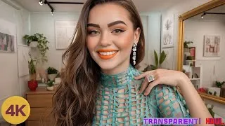 Thumbnail: 4K 2025 Trendy Transparent Try-On Haul for Curvy Plus Size Fashion! Plus Size ideas💃💋💕
