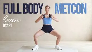 Thumbnail: 40 MIN TOTAL BODY METCON WORKOUT- Full Body Strength & Conditioning | No Repeats