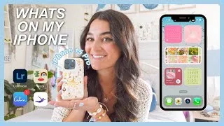 Thumbnail: What's on my iPhone 15 Pro 📱⭐️🐚 | Coastal case, photo editing, everyday apps + more!