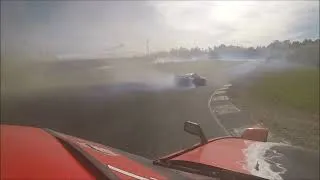 Thumbnail: Patrick Laporte and Olivier Kebekwa drift Montmagny Maple Leaf Bash 2023