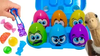 Thumbnail: Sorting & Counting With Silly Eggs! | Fun Learning Activity for Toddlers & Preschoolers 