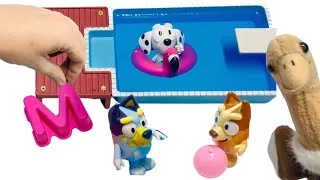 Thumbnail: Bluey Slime Rescue & Pool Fun! | ABC Learning with Bluey | Educational Video for Kids 