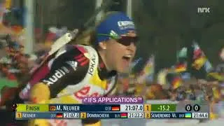 Thumbnail: Magdalena Neuner wins gold World Championships in Ruhpolding - Sprint
