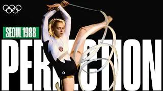 Thumbnail: 🥇🤸‍♀️ Marina Lobatch Shows a Perfect Stunning Ribbon Routine at Seoul 1988 | Throwback