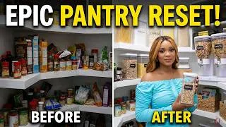Thumbnail: EPIC HOME ORGANIZATION : PANTRY CLEAN OUT & RESTOCK WITH ME | OMABELLETV