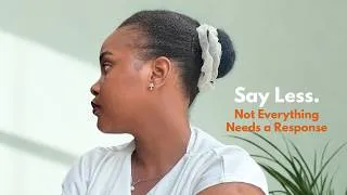 Thumbnail: The Power of Saying Less | Emotional Maturity Explained