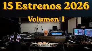 Thumbnail: 15 Estrenos 2026 Vol 1 - OMAR GARCIA - HAMMOND ORGAN & KEYBOARDS