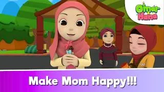 Thumbnail: Omar & Hana Make Mom Happy 😍🥰 | Islamic Series & Songs For Kids | Omar & Hana English