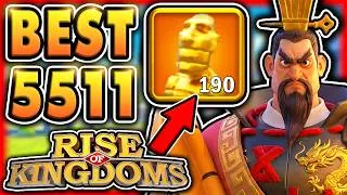 Thumbnail: NEW Best 5511 Legendary Commanders in Rise of Kingdoms 2026