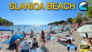 Thumbnail: 🏖️ Slanica Beach, Murter 🇭🇷 | 8K 360° Virtual Walk on Croatia’s Adriatic Coast 🌊